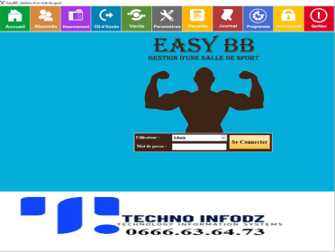 LOGICIEL SALLE DE SPORT