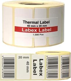 ETIQUETTES THERM 40X20 MM P2000