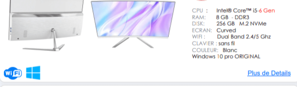 PC DESKTOP ALL IN ONE POSLUX Q24-6 AIO 23,6‘’- Curved